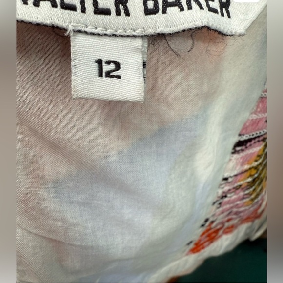 Walter Baker Natasha Bold Print Cut-Out Midi Dress - Picture 4 of 10